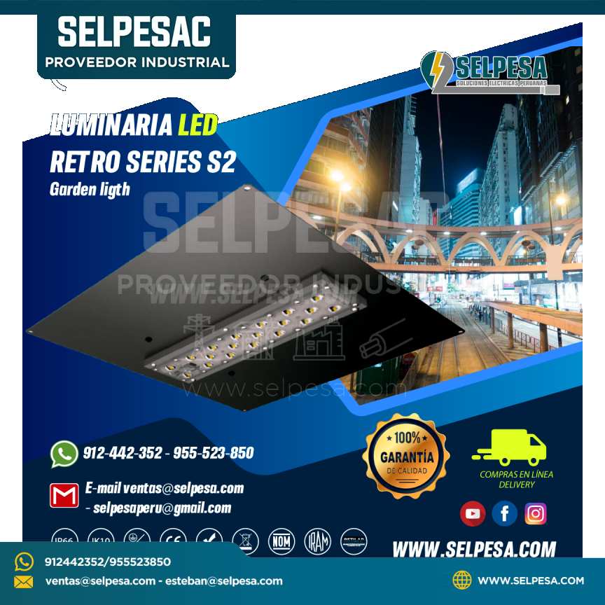 LUMINARIA LED RETRO SERIES S2  GARDEN LIGTH MOONOFF