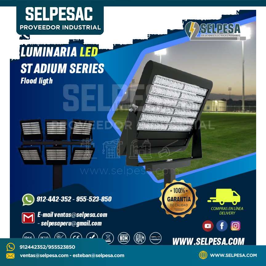 LED SERIES ILUMINACIÓN DE ESTADIO FLOOD LIGTH MOONOFF