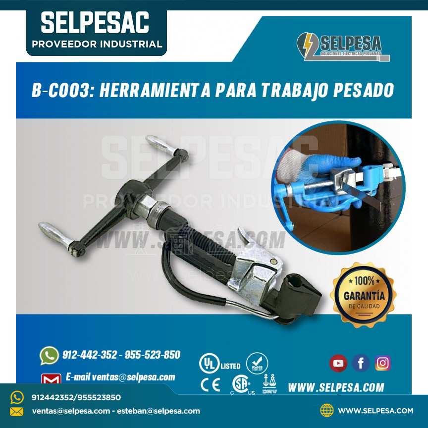 B-C003: HERRAMIENTA PARA TRABAJO PESADO BAND IT