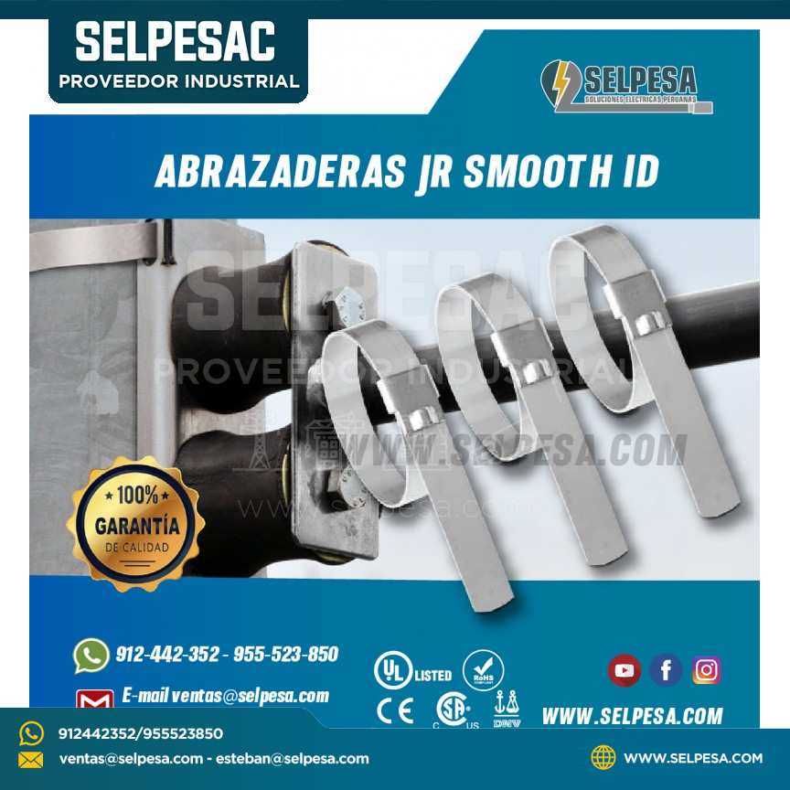 ABRAZADERAS DE ACERO JR SMOOTH ID BAND IT