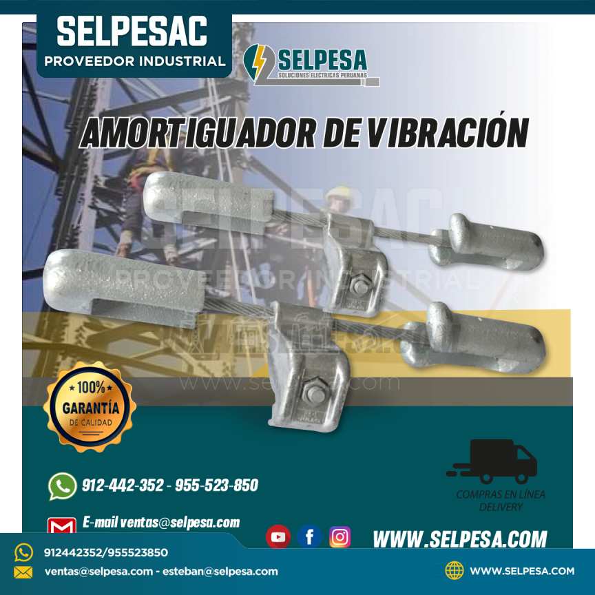 AMORTIGUADOR DE VIBRACIÓN PARA CABLE TIPO STOCKBRIDGE
