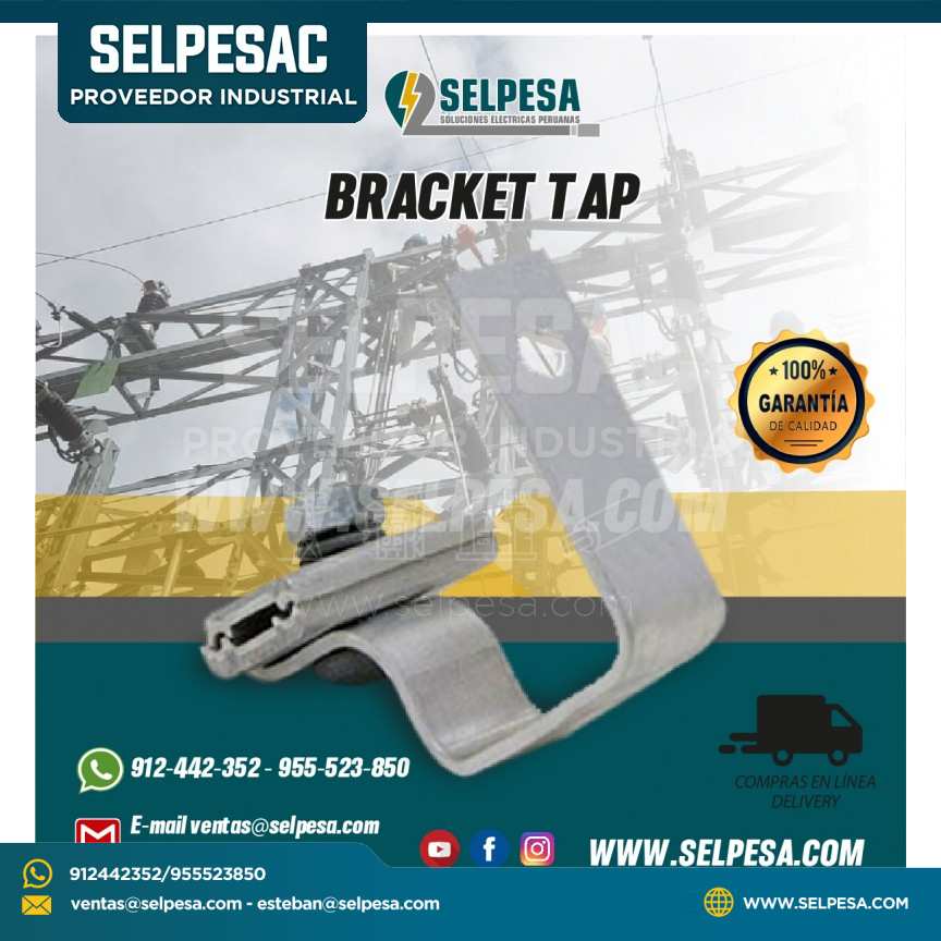 BE1/4 – BRACKET ESTANDAR PARA TAP O RAQUETA 1/4″