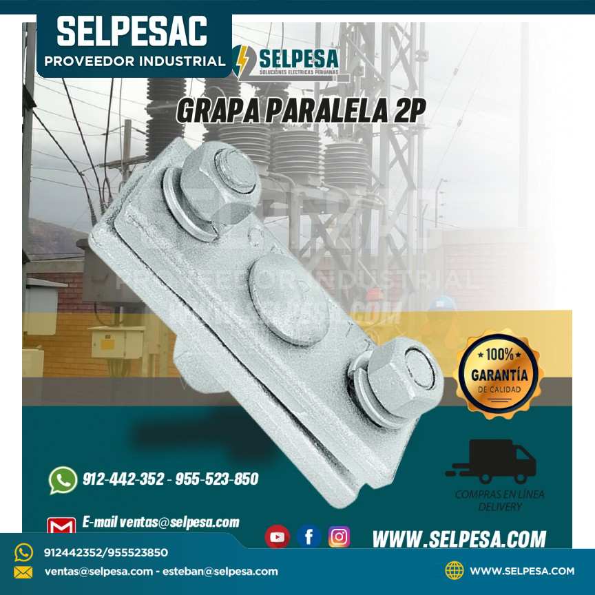 GRAPA PARALELA GP1/GP2 ACERO FORJADO GALVANIZADO