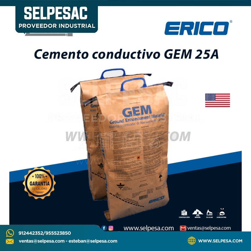 CEMENTO CONDUCTIVO ERICO GEM 25A