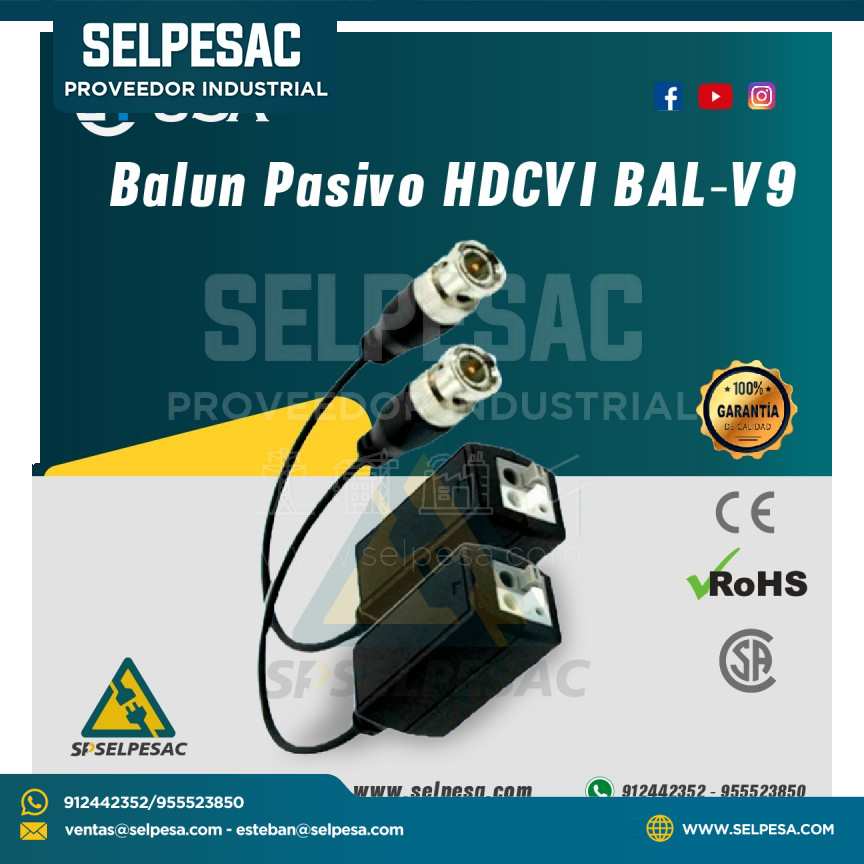 BALUN PASIVO HDCVI BAL-V9 - LTUSA