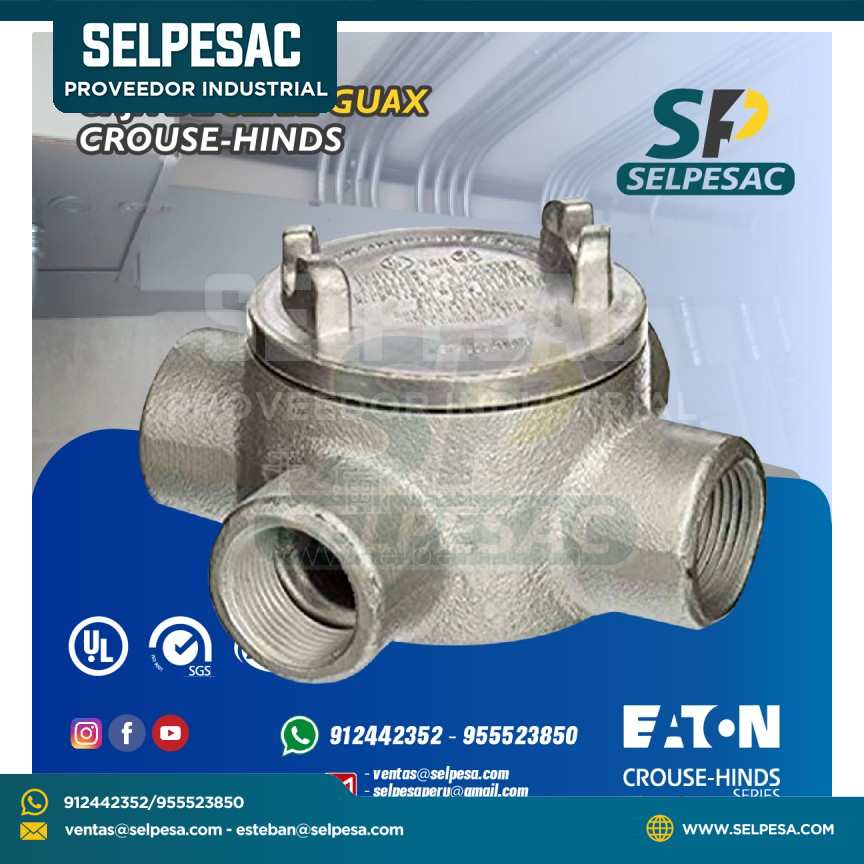 CAJA DE SERIE GUAX CROUSE-HINDS ANTIEXPLOSIVO  UL- EATON