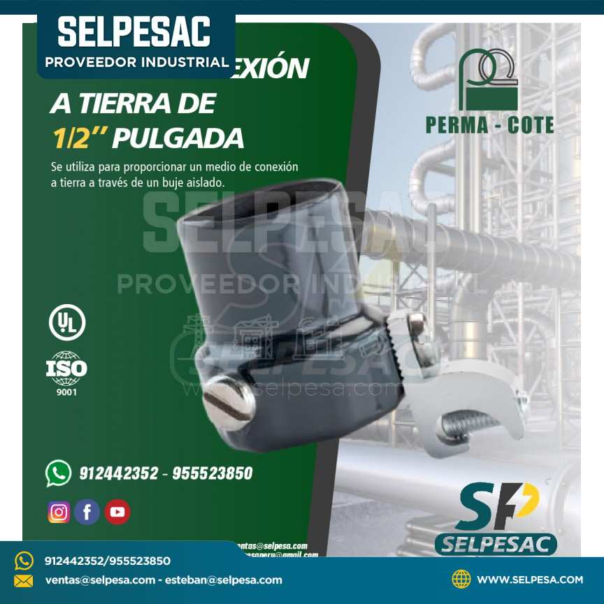 TUERCAS BUSHING CON RECUBRIMIENTO DE PVC 1/2´´ PULG. UL PERMACOTE
