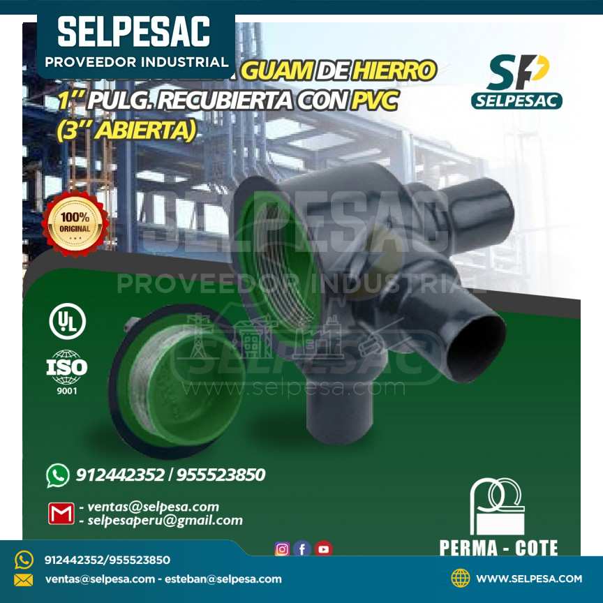 CAJA DE SALIDA GUAM 1´´ DE HIERRO RECUBIERTO DE PVC- UL PERMACOTE