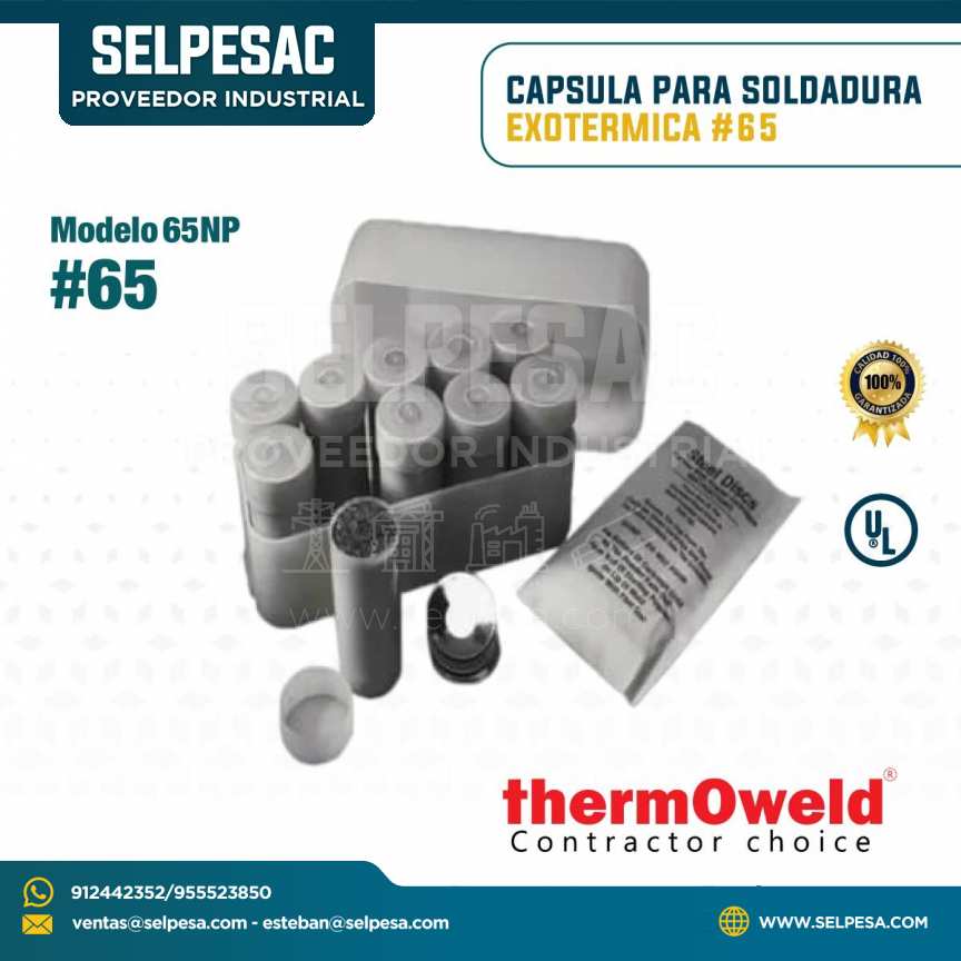 THERMOWELD - CARTUCHO DE POLVORA PARA SOLDAR #65