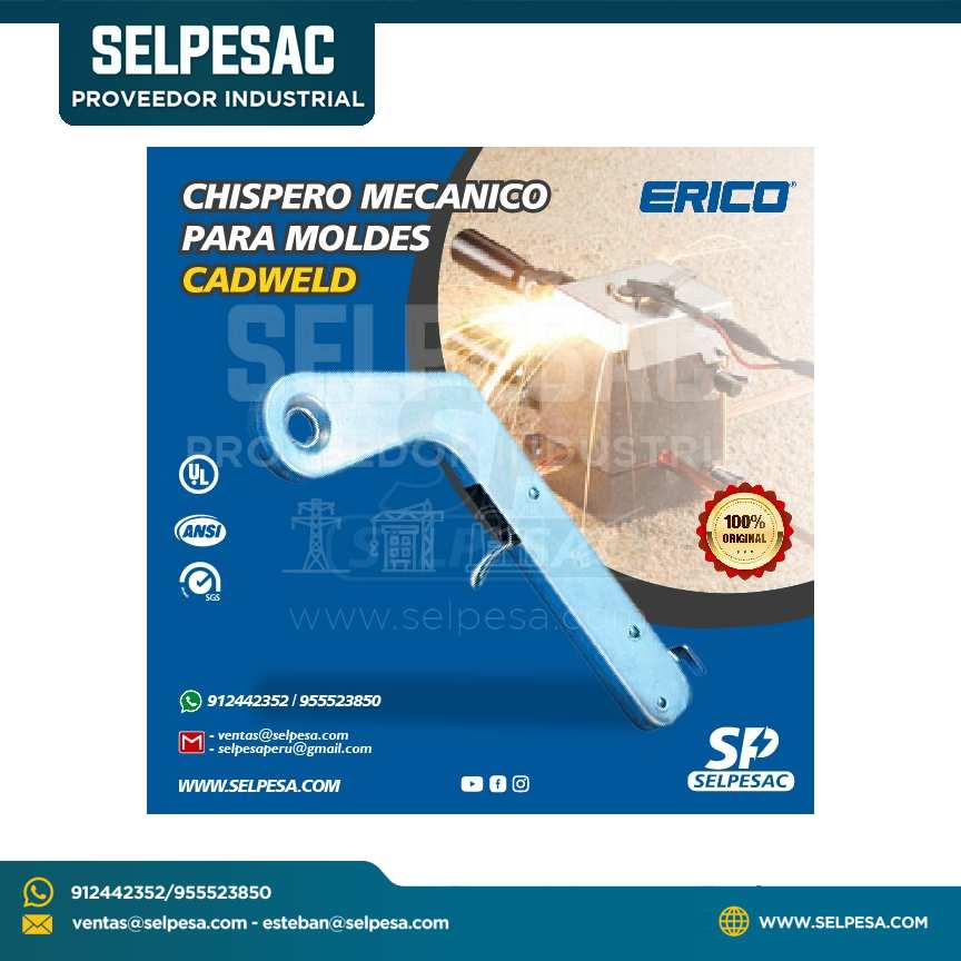 ERICO - CHISPERO MECÁNICO PARA MOLDES CADWELD T-320