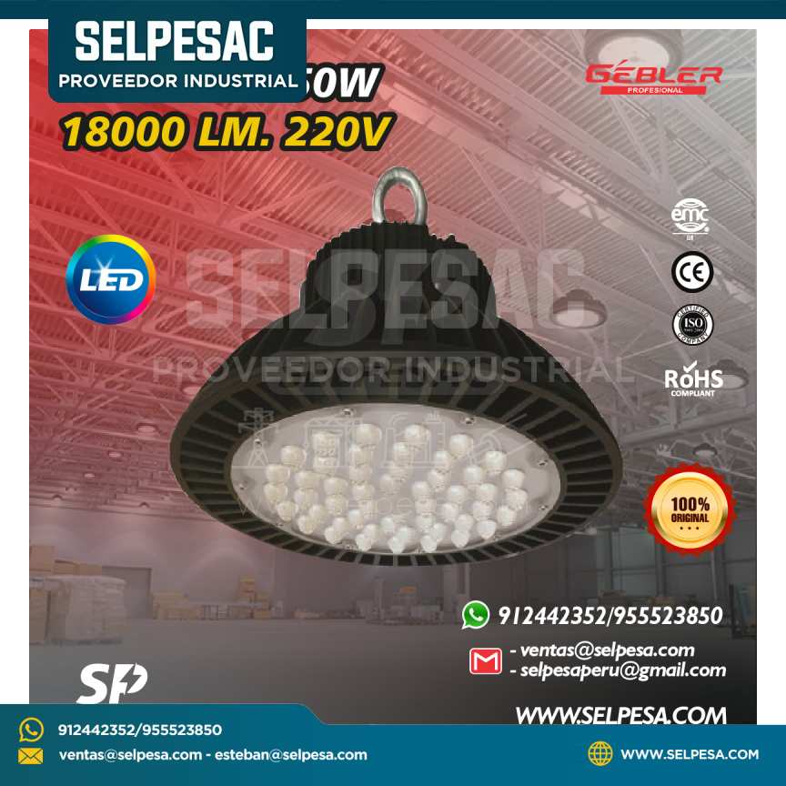 GEBLER - HIGH BAY LED 150W 18000 LUM. 220V