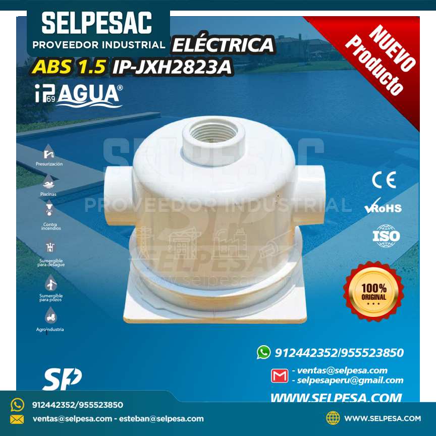 IPAGUA - CAJA DE PASE ELÉCTRICA ABS - 1.5´