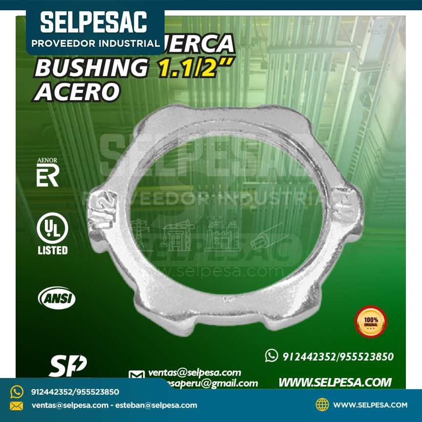 AMERICAN ELECTRIC - CONTRATUERCA BUSHING 1. 1/2´´  ACERO