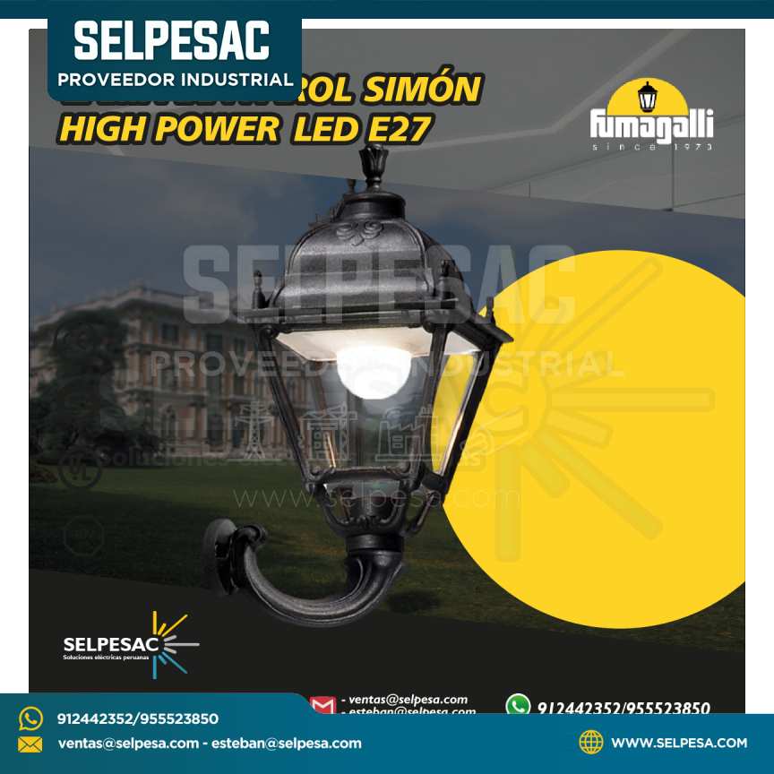 FUMAGALLI - LAMPARA FAROL SIMON HIGH POWER LED E27 IP55