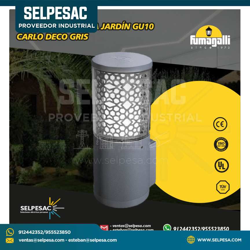 FUMAGALLI - LAMPARA LED PARA JARDÍN GU10 CARLO DECO