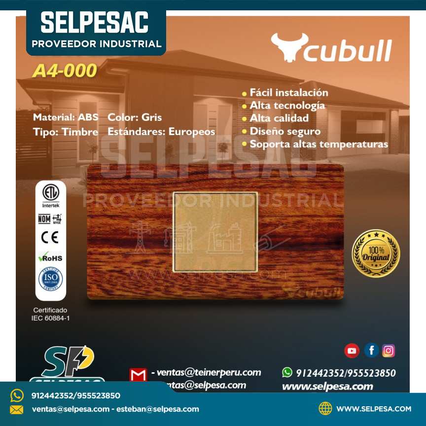 CUBULL - TAPA CIEGA A4-000 MADERA