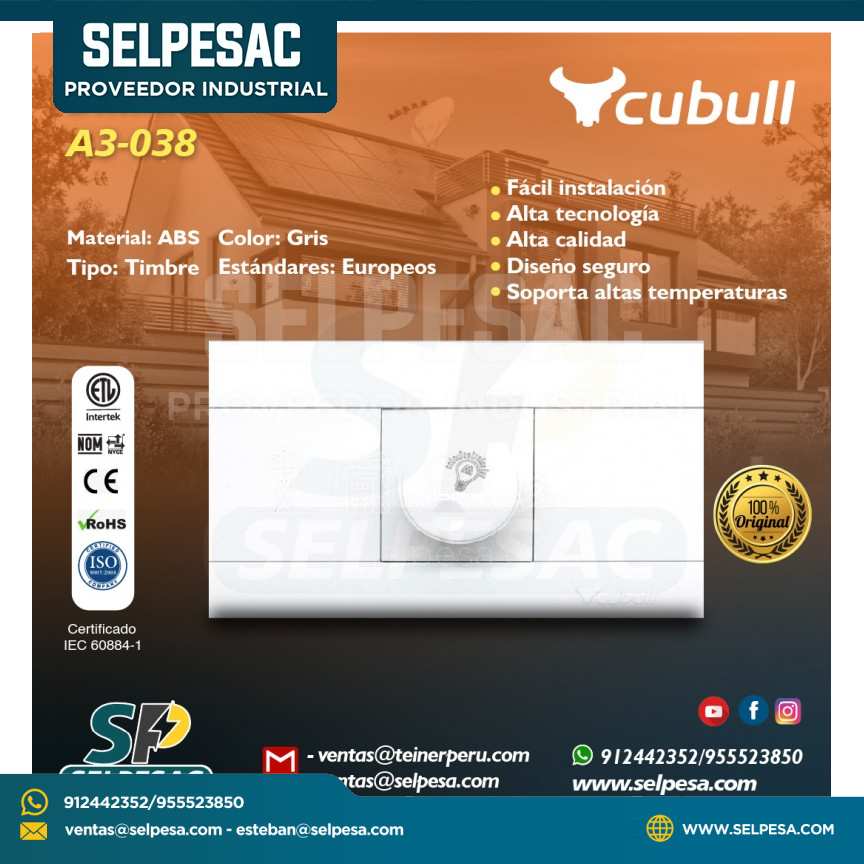 CUBULL - DIMMER A3-038 BLANCO