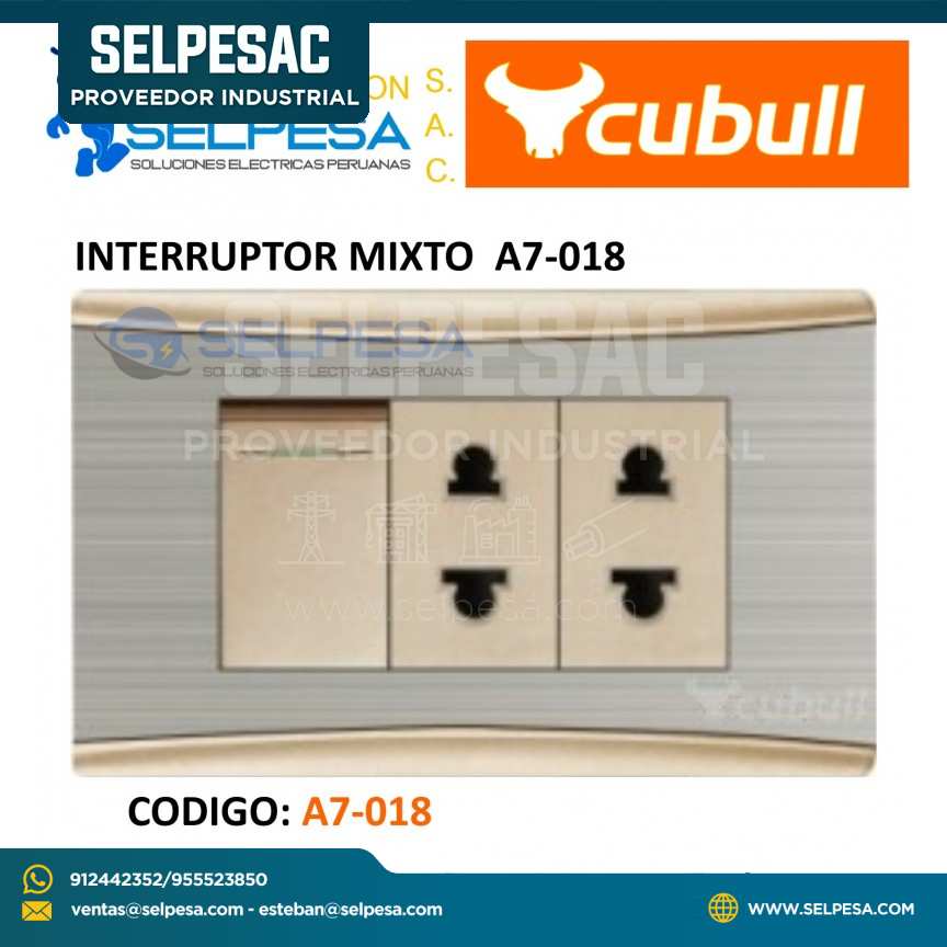 CUBULL TOMACORRIENTE DOBLE MIXTO METAL PLATEADO