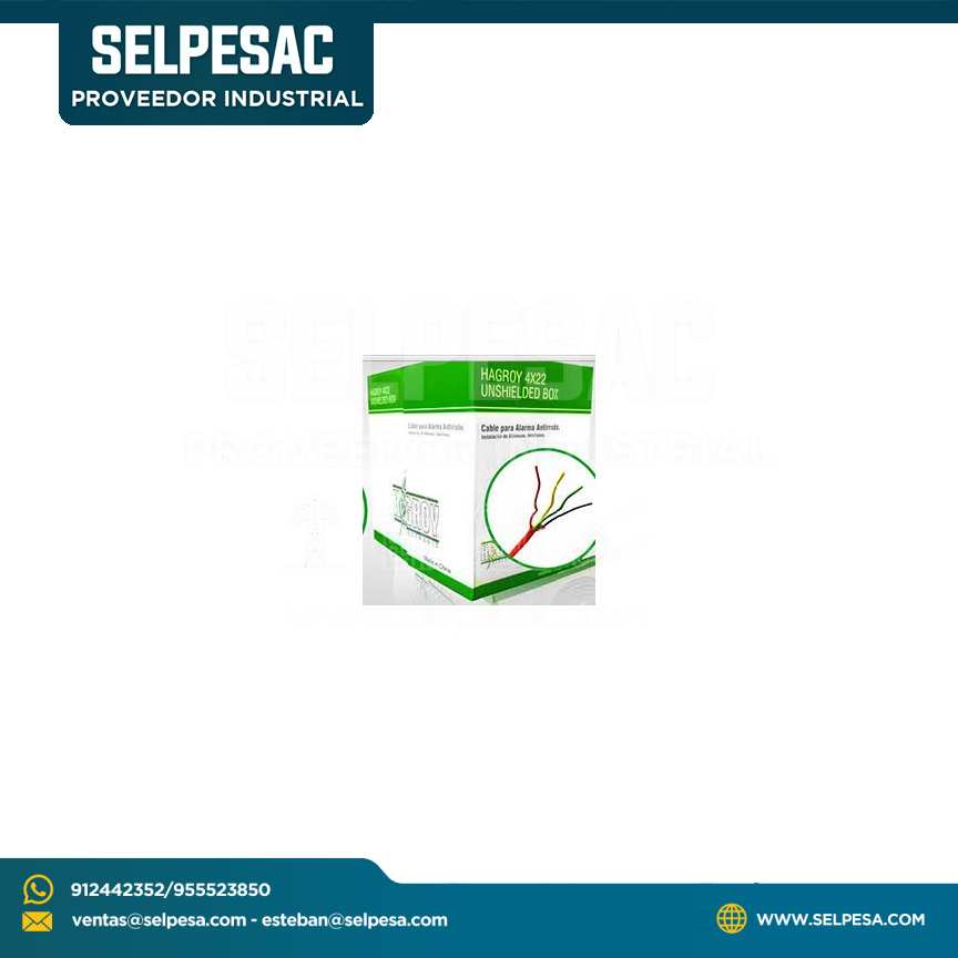 HAGROY CABLE ALARMA 4X22 AWG