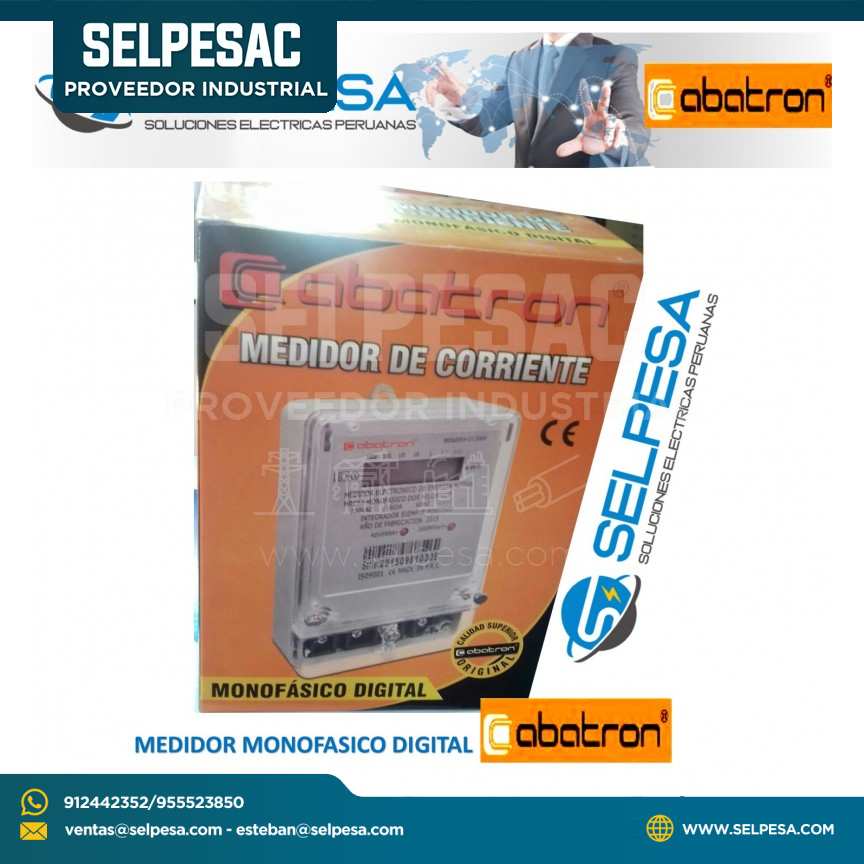 C-ABATRON MEDIDOR DIGITAL MONOFASICO