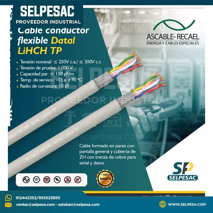 ASCABLE-RECAEL - CABLE CONDUCTOR FLEXIBLE LIHCH TP