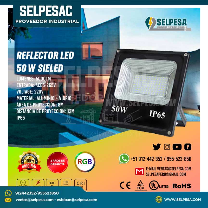 REFLECTOR LED 50 W SIELED