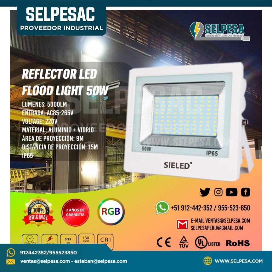 REFLECTOR LED FLOOD LIGHT 50W