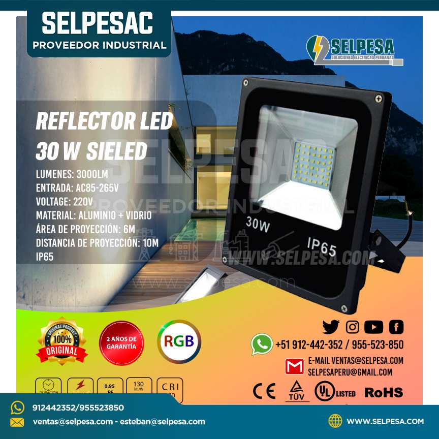 REFLECTOR LED 30 W SIELED