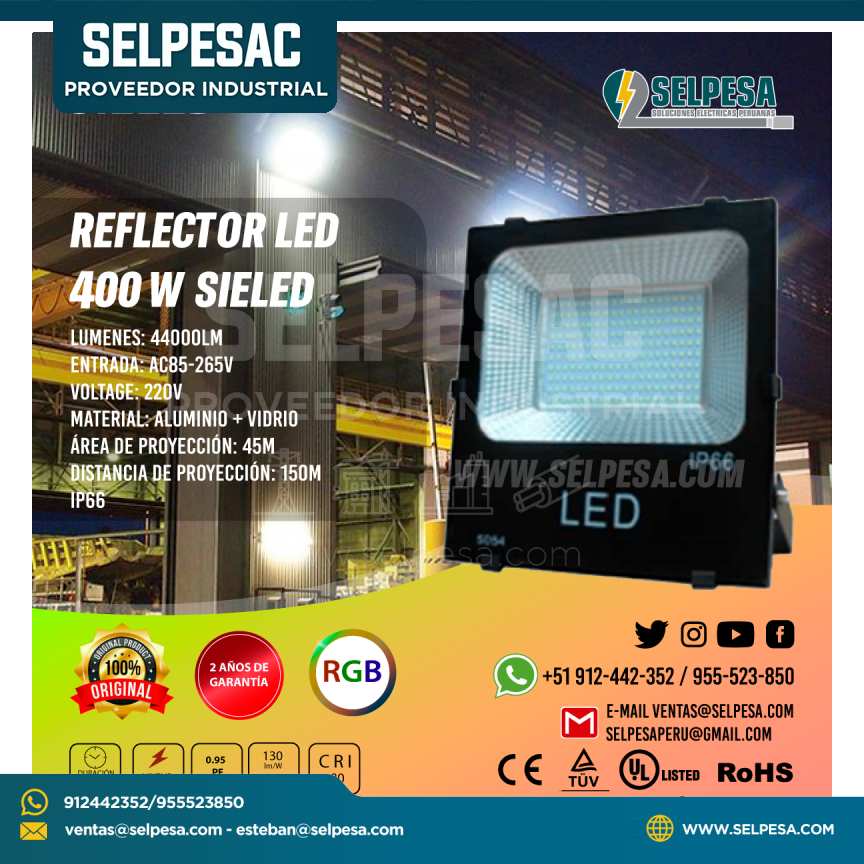 REFLECTOR LED 400 W SIELED