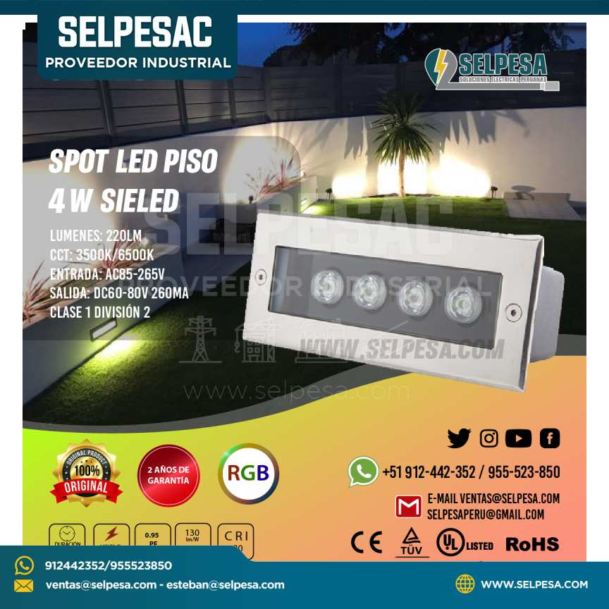 SPOT LED PISO  4 W SIELED