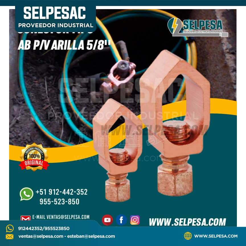 CONECTOR TIPO AB P/VARILLA 5/8´´