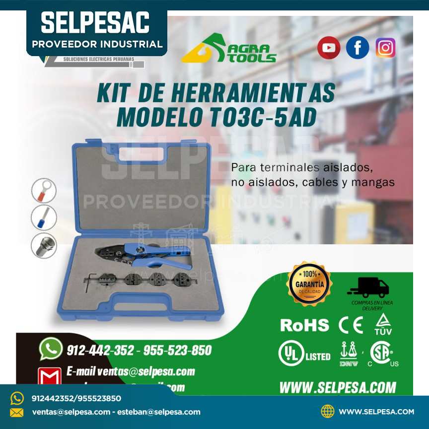 KIT DE HERRAMIENTAS MODELO TO3C-5AD